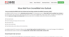 Desktop Screenshot of move-mail-from.incredimailtooutlook.com